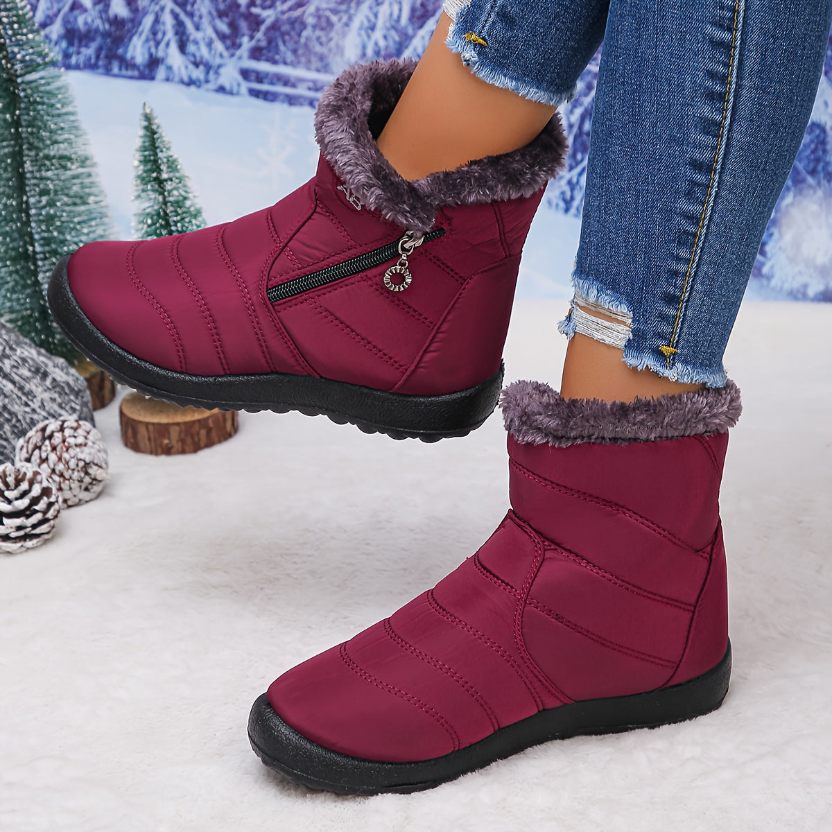 Marivelle | Bottes Hiver Chaudes Antidérapantes