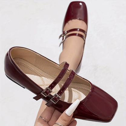 Béatrice™ | Ballerines à bride double – Élégance et confort absolu