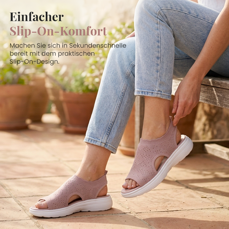 WIZA - Sandales à plateau en tricot respirantes – légères et confortables