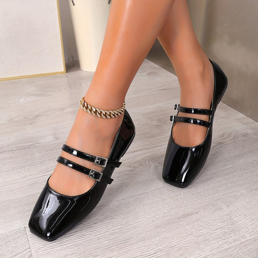 Béatrice™ | Ballerines à bride double – Élégance et confort absolu