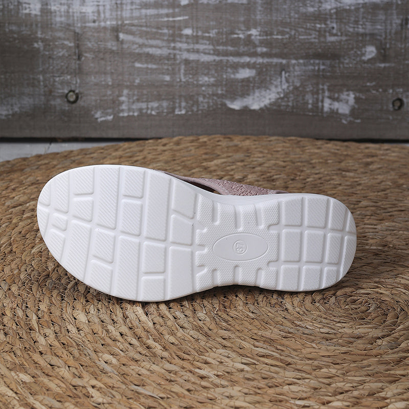 WIZA - Sandales à plateau en tricot respirantes – légères et confortables